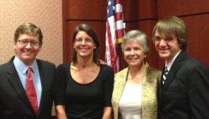 Photo of Sharon Terry and other in the US Capitol